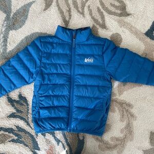 REI Vibrant Blue Insulated Reversible Jacket